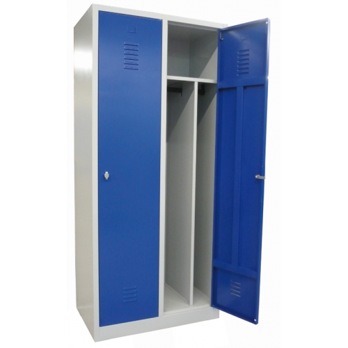 Garderobenschrank 2 Abteile 1800x800x500mm