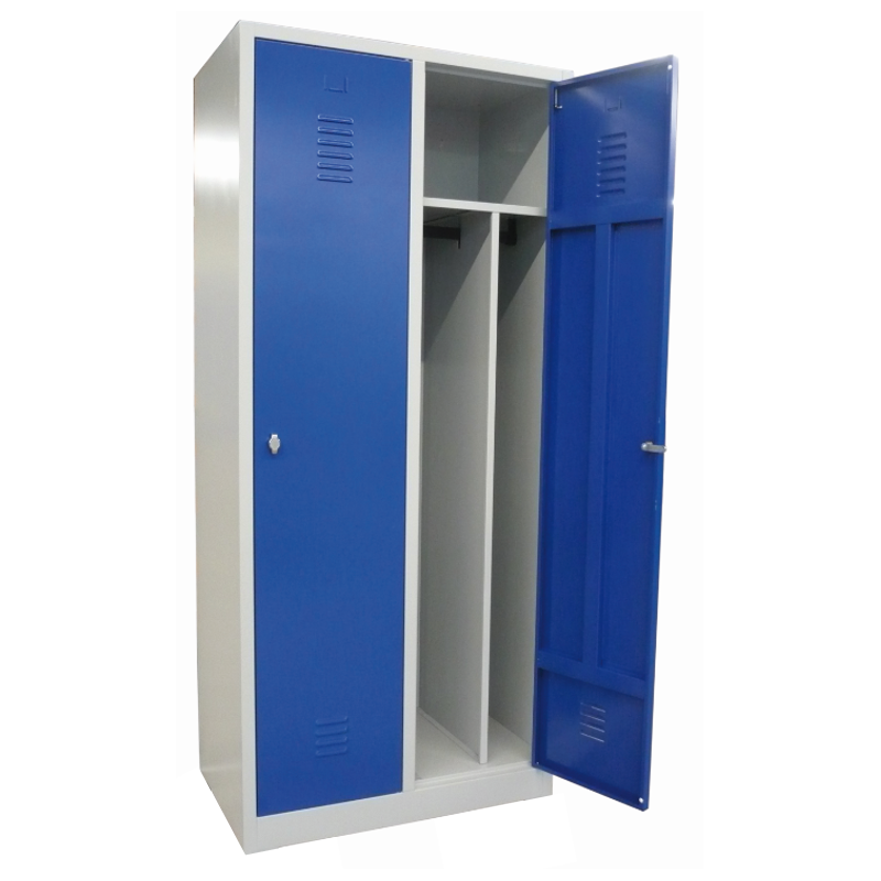 Garderobenschrank 2 Abteile 1800x800x500mm