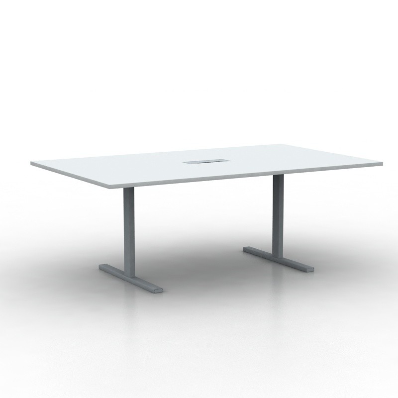 Table de réunion rectangulaire 740xL2000x1200mm