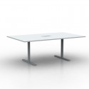 Table de réunion rectangulaire 740xL2000x1200mm