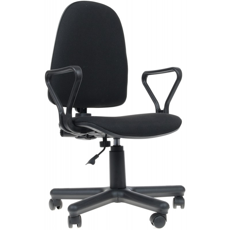 Fauteuil dactylo avec accoudoirs