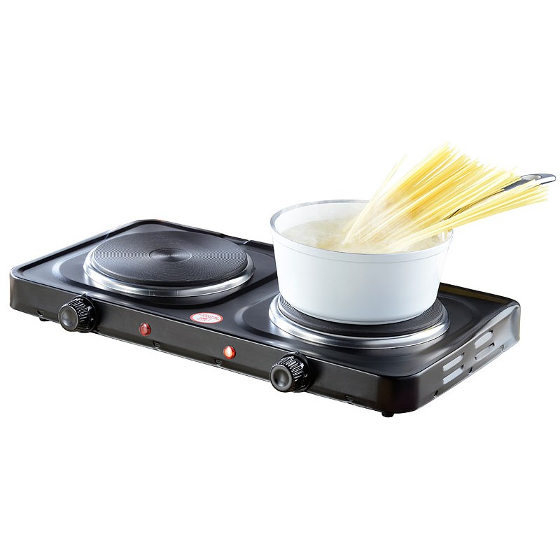Elektrische Doppel-Kochplatte