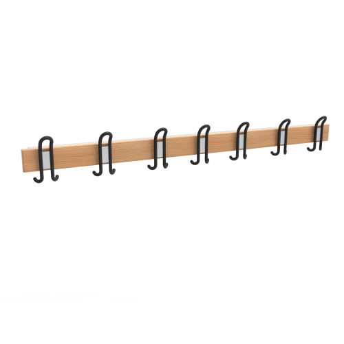 Porte-manteaux mural 72x1500x21mm