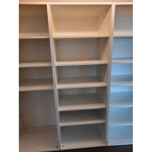 Etagère Sedus blanche 3 étagères et 2 portes 145x120x44