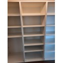Etagère Sedus blanche 3 étagères et 2 portes 145x120x44